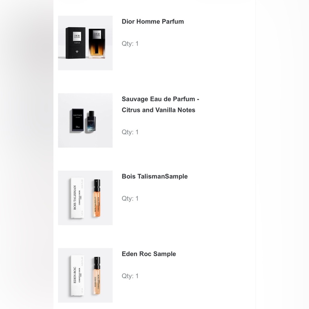 Dior Mini set